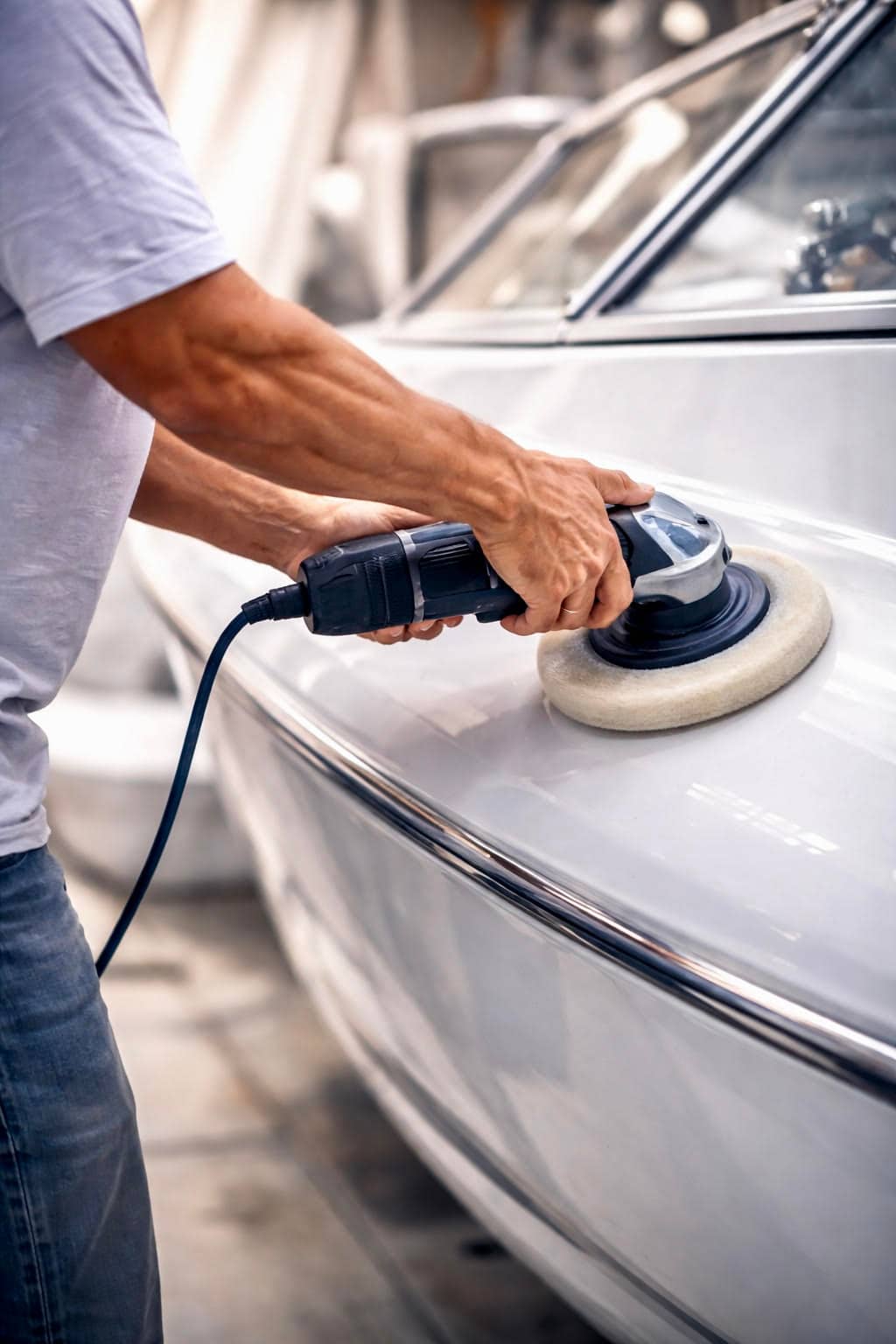 Pulido y protección de la Obra Muerta